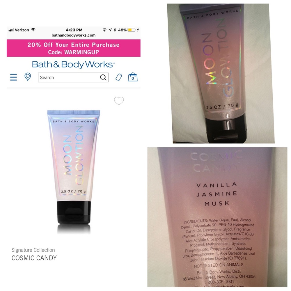 Bath & Body Works Cosmic Candy Moon Glotion Lotion